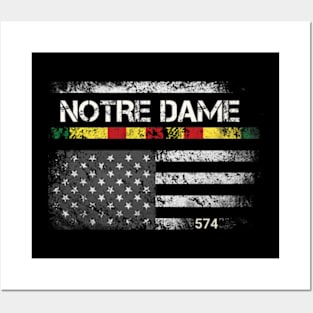 Notre Dame Indiana Retro Posters and Art